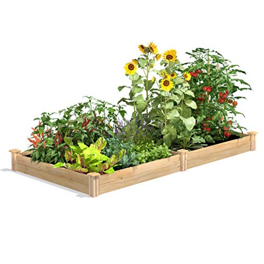 Raised Garden Bed - سرير زراعة مرتفع للاستخدام الخارجي، مصنوع