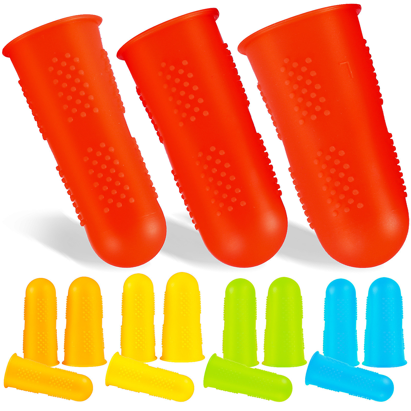 Garden Gloves - 15 قطعة من واقيات الأصابع المصنوعة