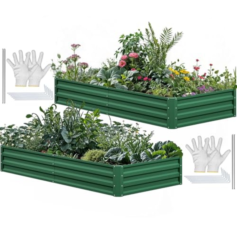 طقم أحواض زراعة مرتفعة للاستخد - مراجعة Garden Gloves وسعره