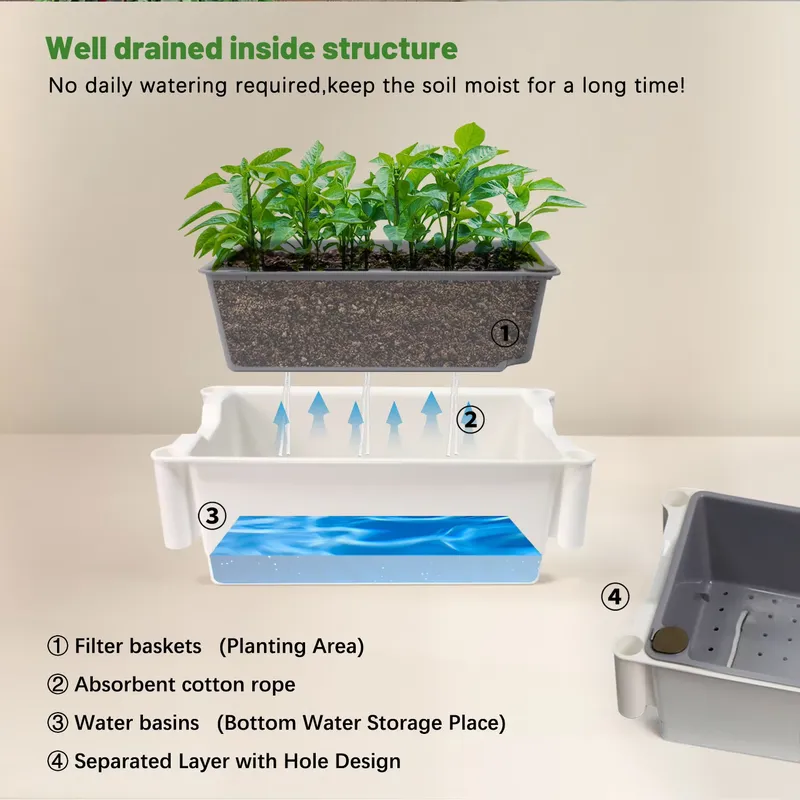نظام زراعة عمودي متحرك بثلاثة  - مراجعة Indoor Herb Garden وسعره