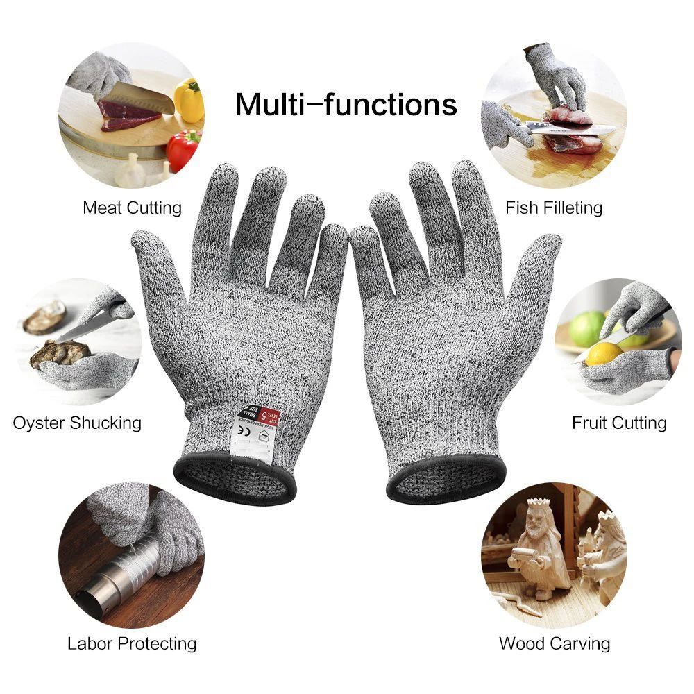 قفازات مضادة للقطع من HPPE مست - مراجعة Garden Gloves وسعره