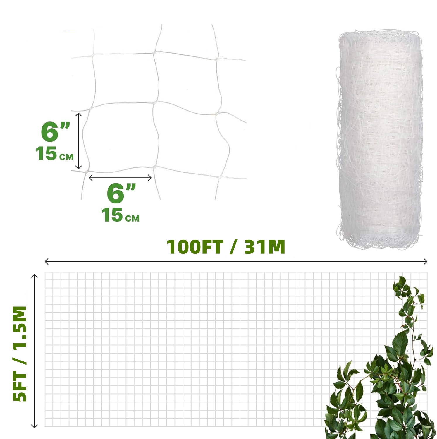 شبكة تعريشة بلاستيكية 4 × 100  - مراجعة Hydroponic Kit وسعره