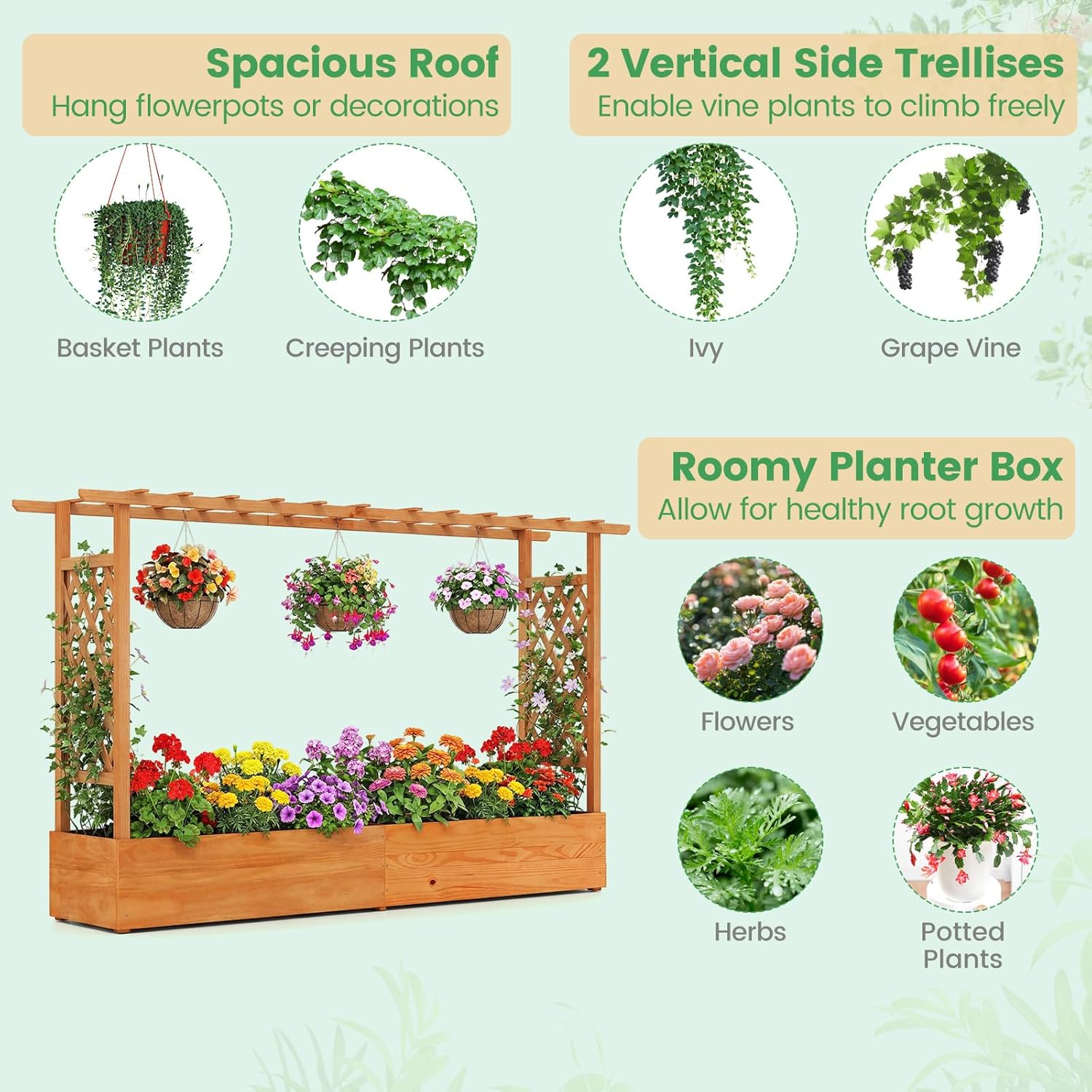 حوض زراعة مرتفع للحدائق الخارج - مراجعة Raised Garden Bed وسعره